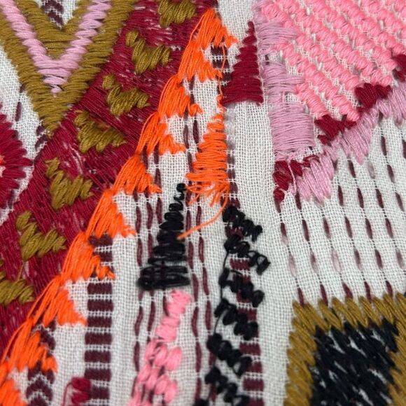 Dolan Left Coast Collection Velia Embroidered Boho Tank Top Blouse Anthro Small - Picture 3 of 11